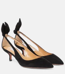 Escarpins Bow Tie 50 en daim Escarpins Bow Tie 50 en daim