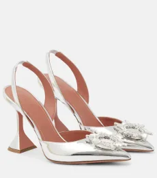 Escarpins sling-backs Begum en cuir Escarpins sling-backs Begum en cuir