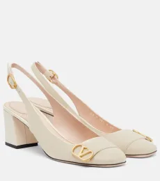 Escarpins slingback Veeside VLogo en cuir Escarpins slingback Veeside VLogo en cuir