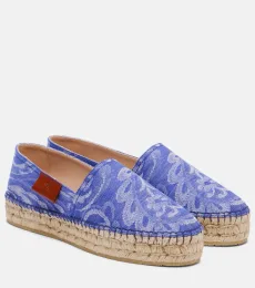Espadrilles en jacquard de jean Espadrilles en jacquard de jean