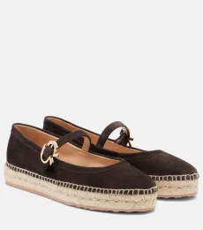 Espadrilles Mary Jane Elda en daim Espadrilles Mary Jane Elda en daim