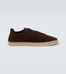 Espadrilles Triple Stitch en daim