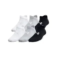 Essential Kids 6-Pack No-Show Socks Black / Black / Halo Gray Essential Kids 6-Pack No-Show Socks Black / Black / Halo Gray