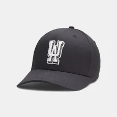 Essential Mid Men's Adjustable Hat Black White One Size Essential Mid Men's Adjustable Hat Black White One Size