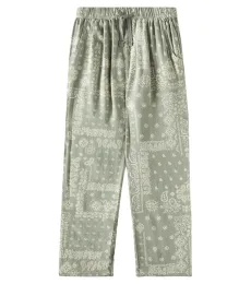 Ethan printed linen and cotton pants Ethan printed linen and cotton pants