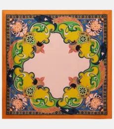 Etro Norma printed silk scarf