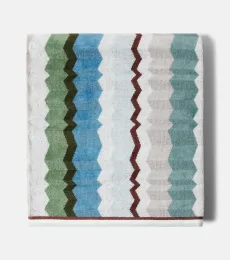 Eva Zigzag cotton terry towel Eva Zigzag cotton terry towel