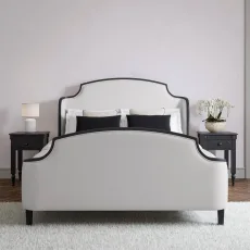 Evangeline Bed, Natural Black, Double Evangeline Bed, Natural Black, Double