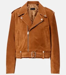 Evel suede biker jacket