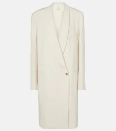 Evelyn double-breasted wool coat Evelyn double-breasted wool coat