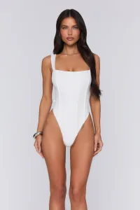 Evening Spark Bodysuit White Evening Spark Bodysuit White