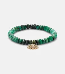 Evil Eye Fringe 14kt gold bracelet with diamonds Evil Eye Fringe 14kt gold bracelet with diamonds