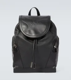 Explorafunk logo leather backpack Explorafunk logo leather backpack