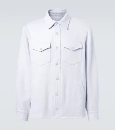Explorer cashmere and cotton denim jacket Explorer cashmere and cotton denim jacket