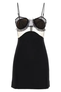 Explosive Flower Bra dress Black Size Explosive Flower Bra dress Black Size