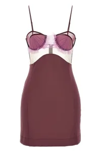 Explosive Flower Bra dress Purple Size Explosive Flower Bra dress Purple Size