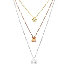 Extraordinary Triple Silver Necklace Extraordinary Triple Silver Necklace