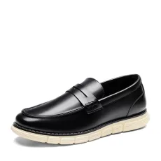 EZFlex GlideBreeze Men s PU Leather Penny Loafers