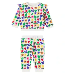 Fábula Bebé - set de sudadera y pantalón de algodón estampados Fábula Bebé - set de sudadera y pantalón de algodón estampados