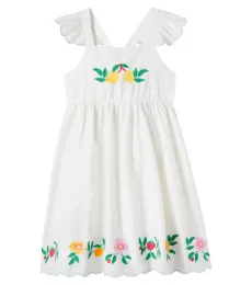 Fábula Vestido de algodón bordado Fábula Vestido de algodón bordado