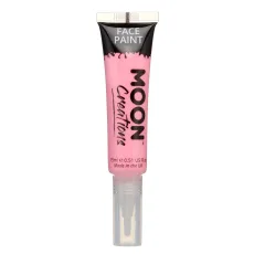 Face Body Paint with Brush Applicator, Pink Face Body Paint with Brush Applicator, Pink