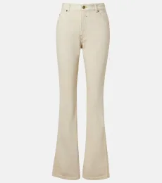 Faded bootcut jeans