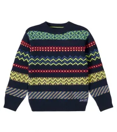 Fair Isle jacquard sweater