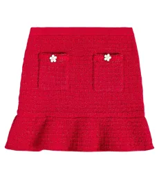 Falda con peplum adornada Falda con peplum adornada