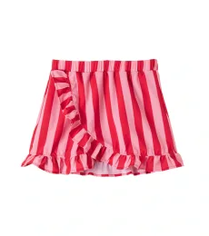 Falda Jully a rayas con volantes Falda Jully a rayas con volantes