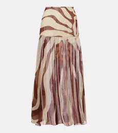 Falda midi Bohemia estampada Falda midi Bohemia estampada