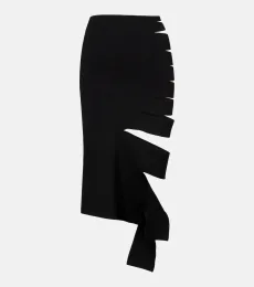 Falda midi con aberturas Falda midi con aberturas