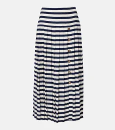 Falda midi Lea a rayas Falda midi Lea a rayas