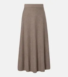 Falda midi Torie de cachemir Falda midi Torie de cachemir