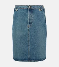 Falda tubo de denim Falda tubo de denim
