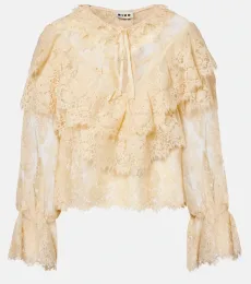 Faryn ruffled lace blouse Faryn ruffled lace blouse