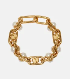 Faux pearl chain bracelet Faux pearl chain bracelet