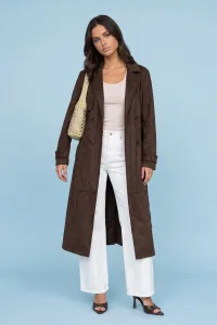 Faux Suede Trench 10