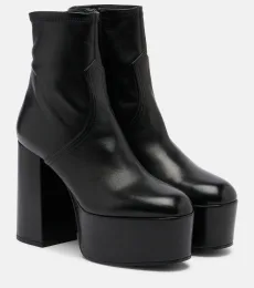 Fawcette leather platform ankle boots