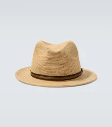 Fedora Argentina de croché de paja Fedora Argentina de croché de paja