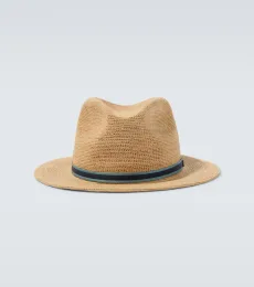 Fedora Argentina en paille crochetée Fedora Argentina en paille crochetée