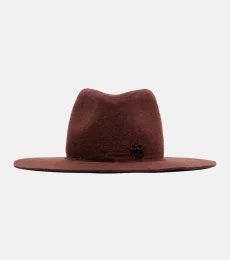 Fedora de fieltro en mezcla de lana Fedora de fieltro en mezcla de lana