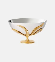 Fern Large 24kt gold-plated bowl Fern Large 24kt gold-plated bowl