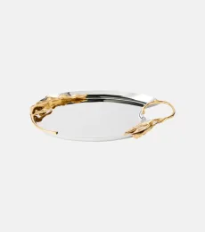 Fern Medium 24kt gold-plated tray Fern Medium 24kt gold-plated tray