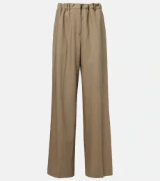 Fernanda wool-blend wide-leg pants Fernanda wool-blend wide-leg pants
