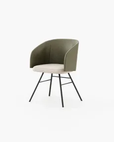 FERRARA Dining Chair & Bench Berlin Forest Leather