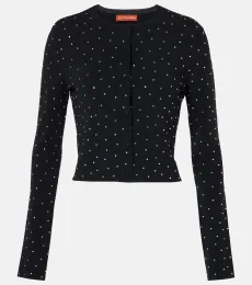 Ferris embellished cropped cardigan Ferris embellished cropped cardigan