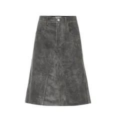 Fiali leather midi skirt Fiali leather midi skirt