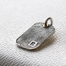 Fingerprint Dog Tag Pendant olo Fingerprint Dog Tag Pendant olo