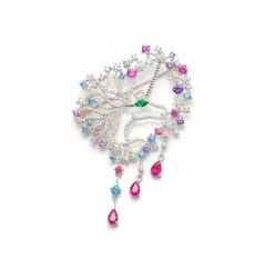 Firework Burst Brooch