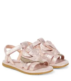 Fiyola glitter leather sandals Fiyola glitter leather sandals